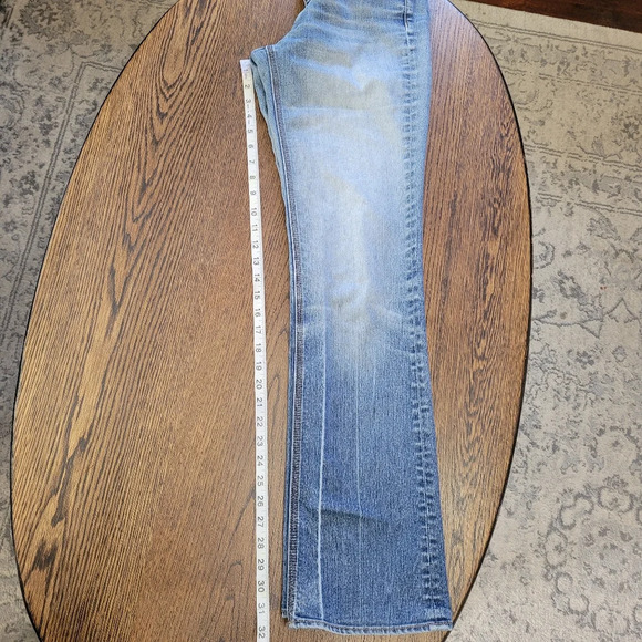 New York & Company Curvy Low Rise Bootcut Medium Wash Jeans Size Women's 4 Tall - Picture 7 of 10